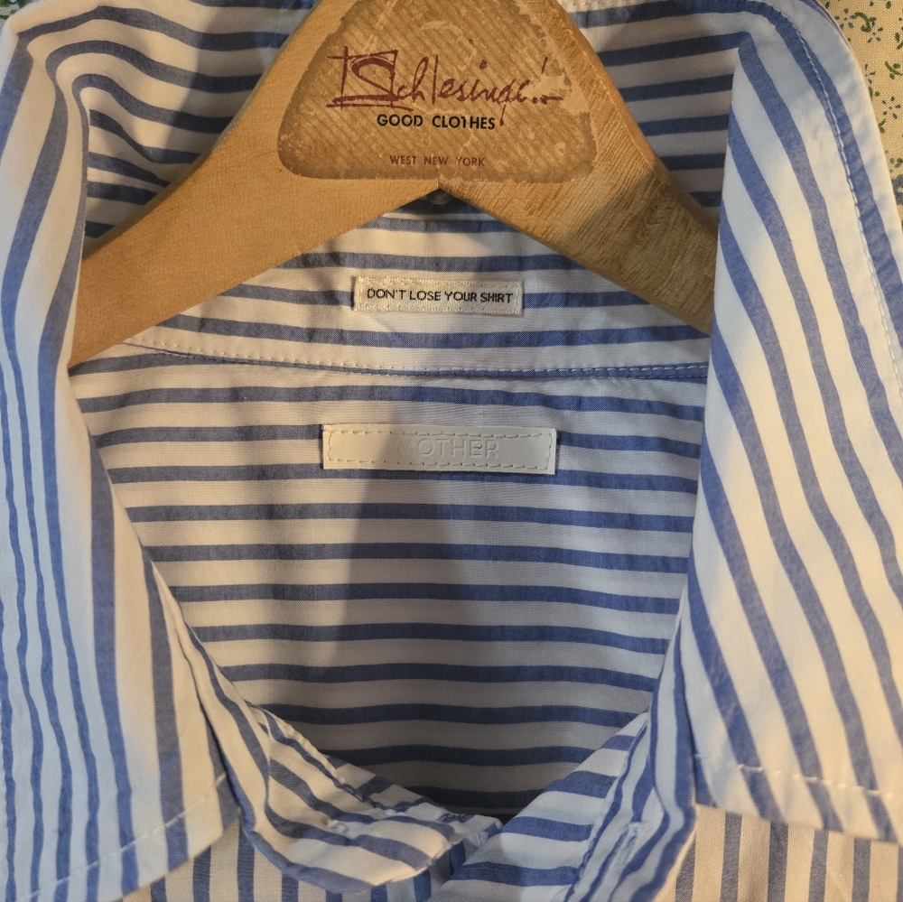 MOTHER “Don’t Lose Your Shirt” Button Down – Size M$40 (Original Price: $228) - Picture 2 of 11